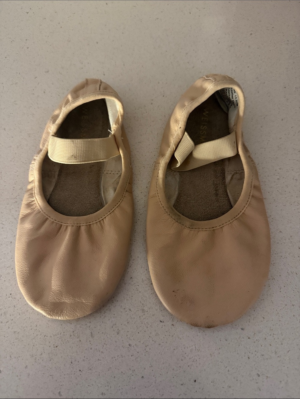 Weissman Pink-Beige Kids Dance Shoes